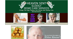 Desktop Screenshot of heavensentcare.com
